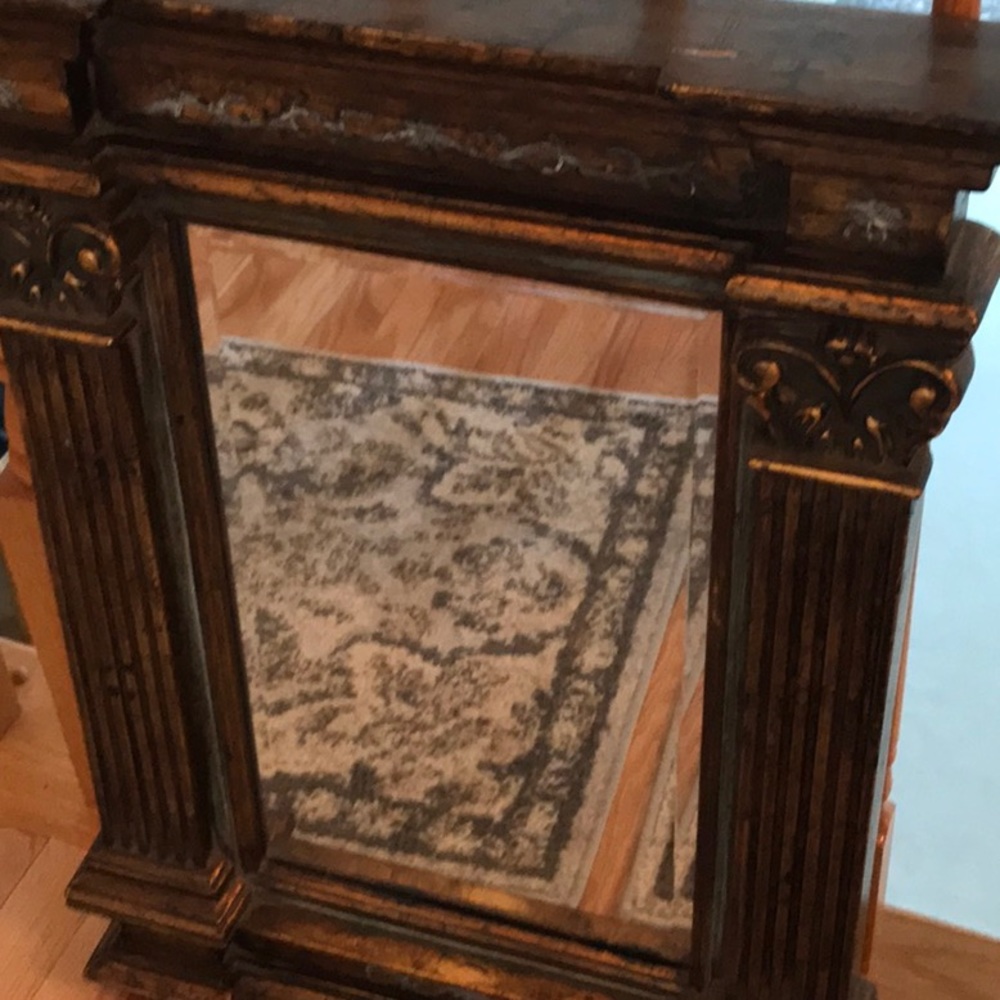 ⚡️FLASH SALE!✨ Catania🪞Mirror The Bombay Company Rectangle hanging carved gilt